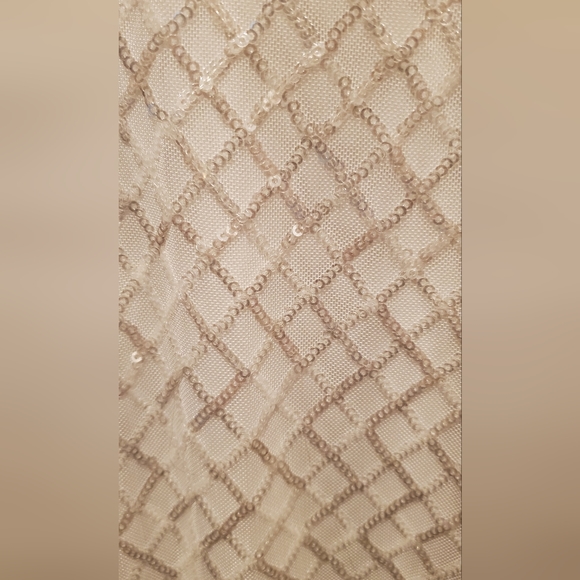 White B. Smart Elegant Sequin Dress - Picture 4 of 8